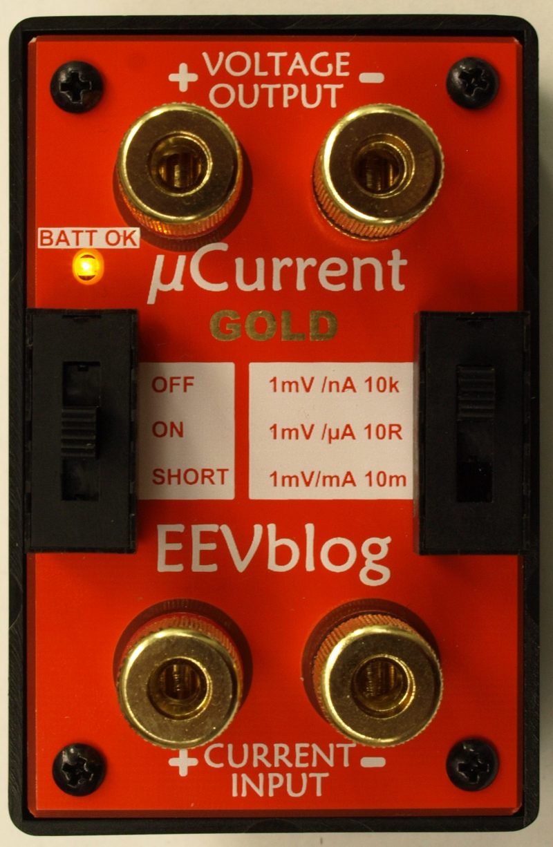 uCurrent GOLD Multimeter Adapter