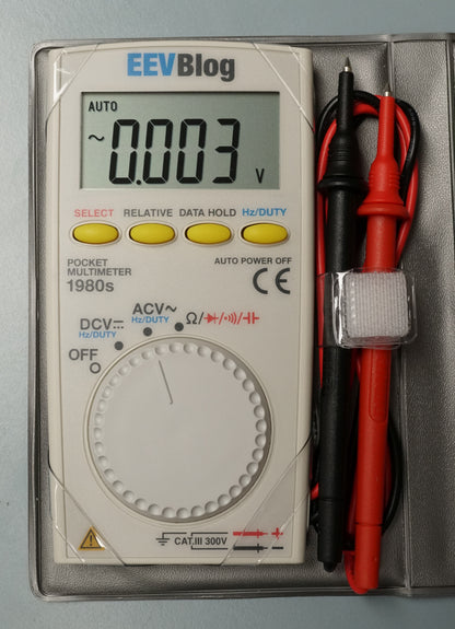 EEVblog 1980s Pocket Multimeter