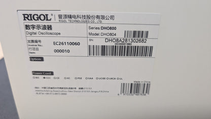 Rigol DHO804 70MHz 4CH 1.25 GS/s Oscilloscope