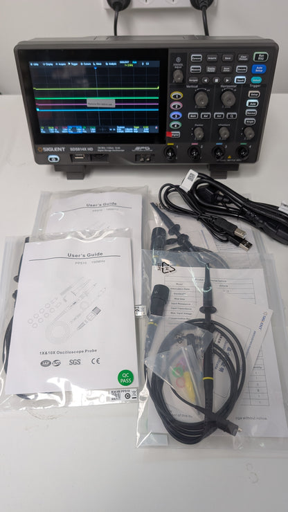 Siglent SDS814X HD 100MHz 12bit 4CH 2GS/s Oscilloscope