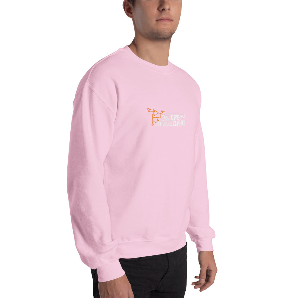 Negative Feedback White Logo Sweatshirt