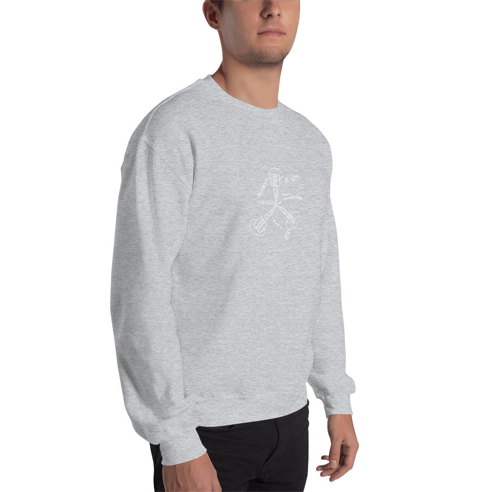 Flux Capacitor With White Logo Sweatshirt